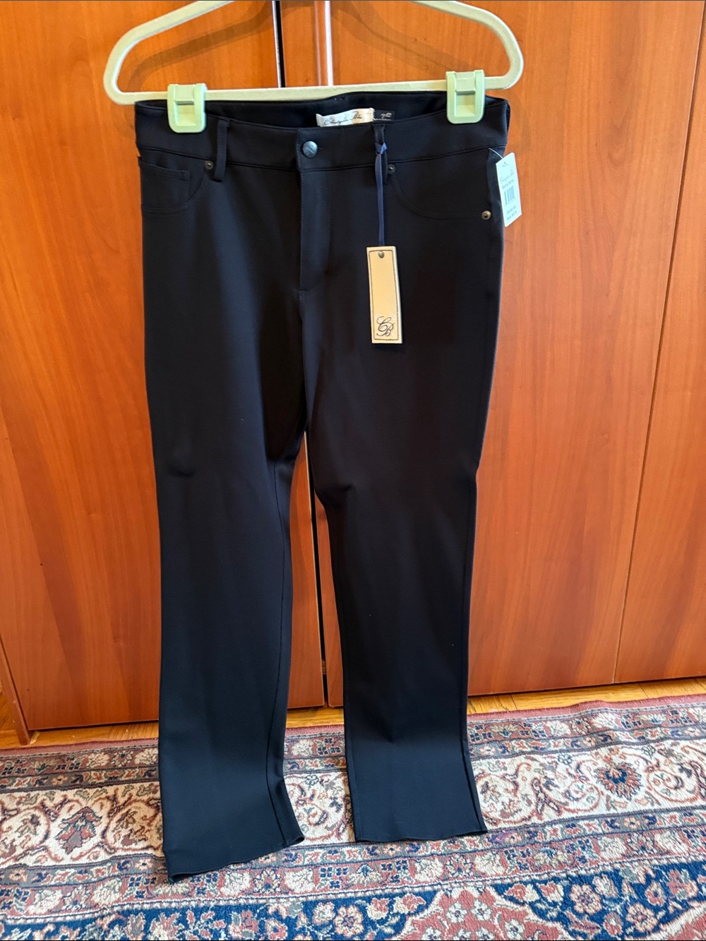 Christopher Blue Black Bootcut pants
